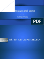 Sistem Akuntansi Utang: Disusun Oleh: Ayu Bahraeni Pramesti (RAIN) Ayu Kartika Ningrum (YAYUK)