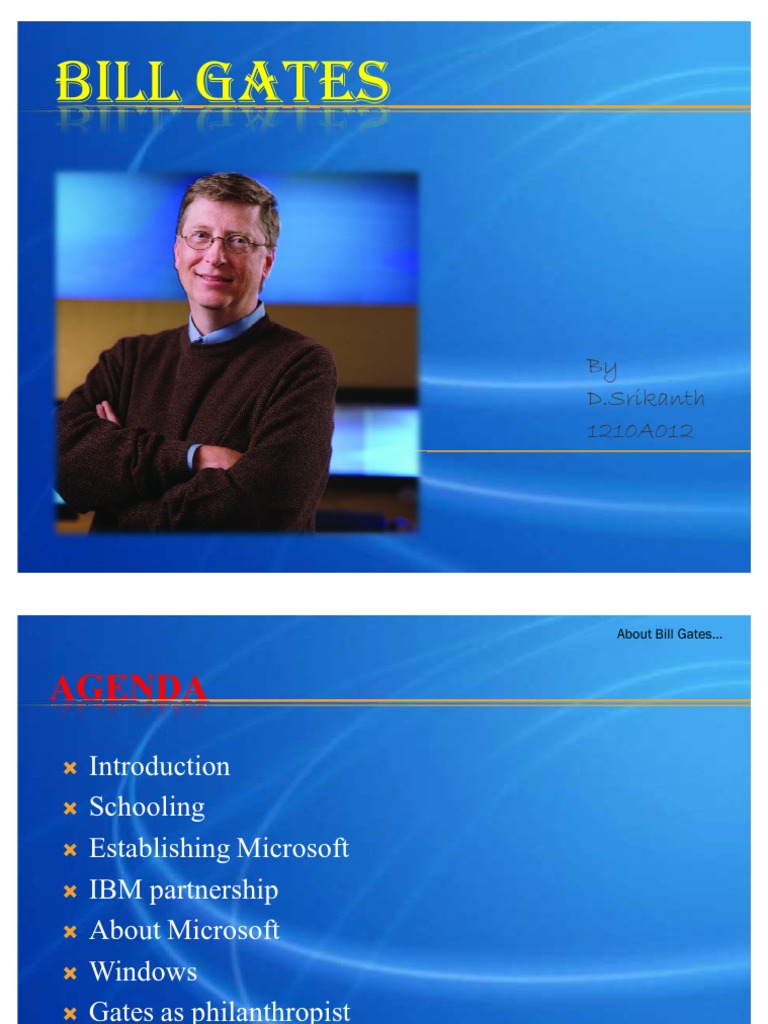 Bill Gates Pdf Microsoft X86 Architecture