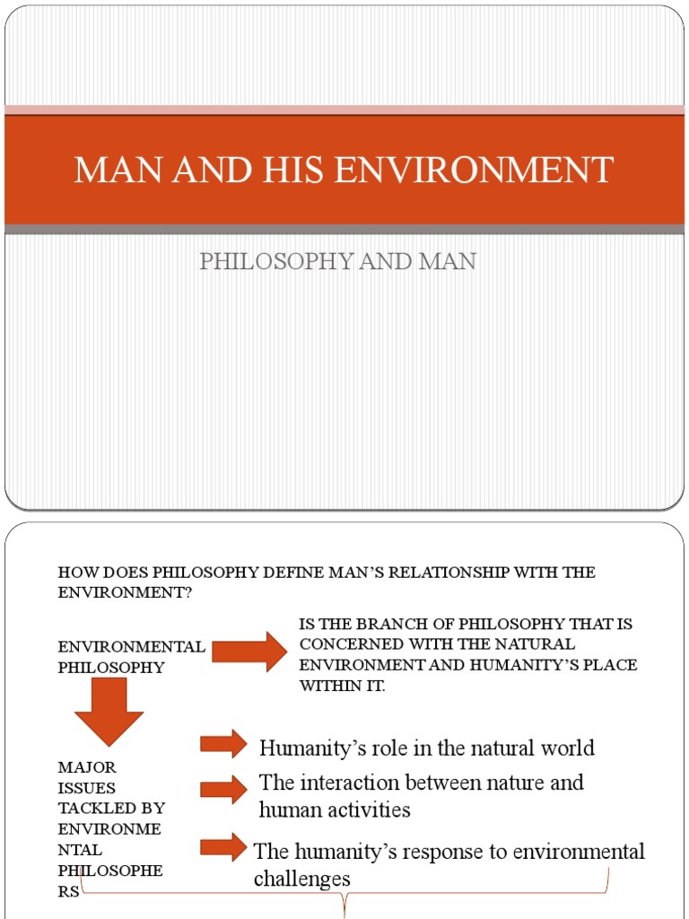 Philosophy of Man and Environment Interaction | PDF | Environmentalism ...