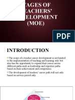Stages of Teachers' Development (MOE)