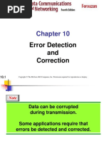 Error Detection and Correction