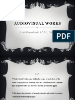 Audiovisual Works: Irini Stamatoudi. LL.M., PH.D