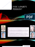 Are You A Party