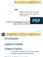 Planificación - Estrategias