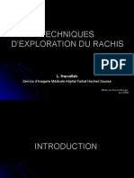 Techniques d’Exploration Du Rachis