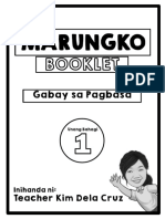 Marungko Booklet 1 (Black and White)