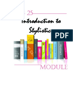Module 25 Introduction To Stylistics
