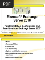 Download Exchange Server 2010 PPT by Rayanchu Vinaykumar SN49538037 doc pdf