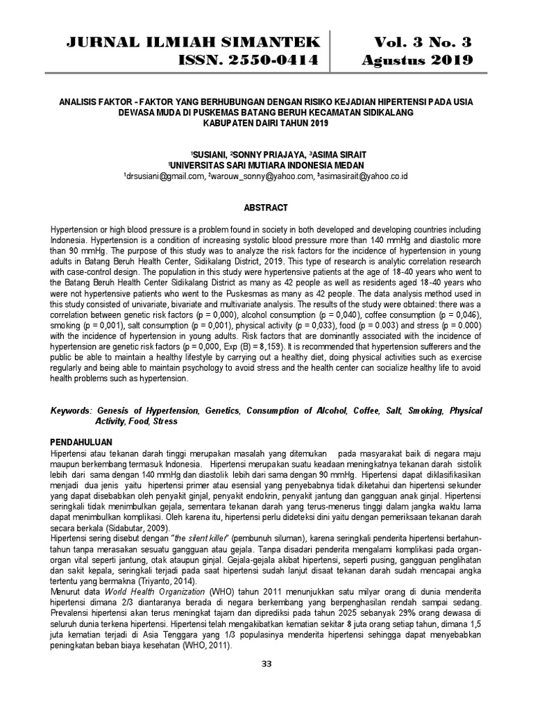 Jurnal Ilmiah Simantek ISSN. 2550-0414 Vol. 3 No. 3 Agustus 2019 | PDF ...