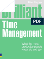 Time Management What The Most Productive People Know, Do and Say by Mike Clayton