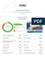 Landing Page SEO Audit:: Cruises From Spain