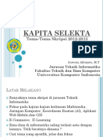 Kapita Selekta-2012-2013