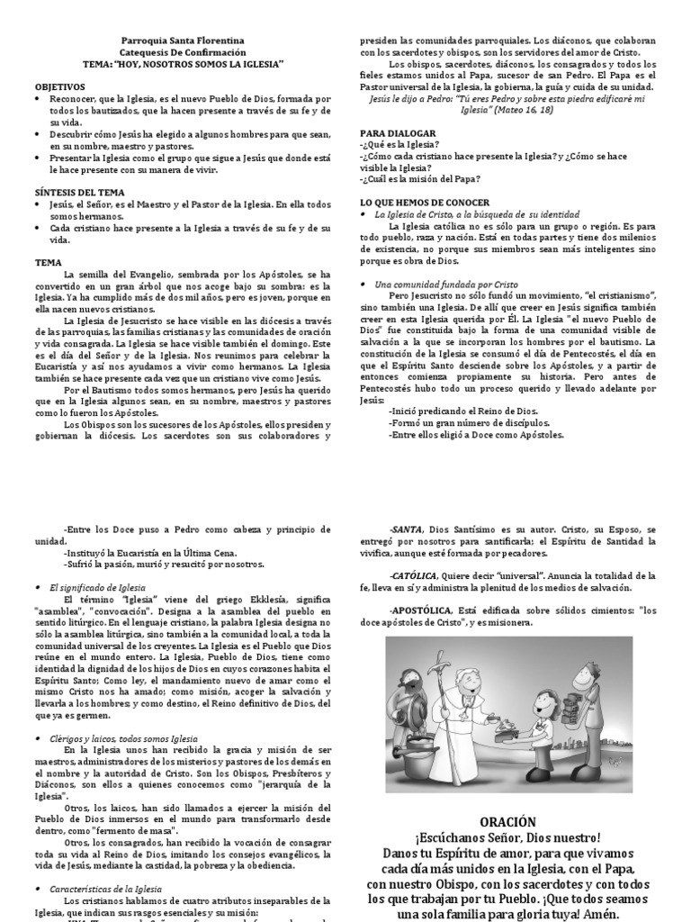 Hoy, somos la Iglesia de Cristo | PDF | Iglesia Católica | Cristo (título)