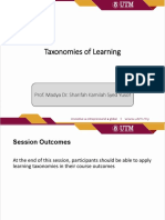 Taxonomies of Learning 9feb2021