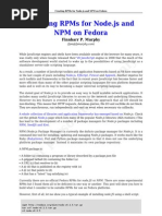 Download Nodejs and NPM on Fedora 14 by Finnbarr P Murphy SN49538870 doc pdf