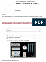 Examen ACV S04 Laboratorio N 2 Simulador de Cin Tica Qu Mica PDF