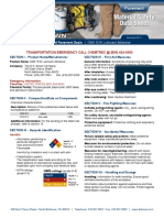 Material Safety Data Sheet: Pavement