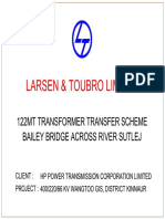 A. 122 MT Transformer Transportation Scheme