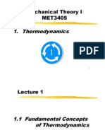 Lecture 1 - Fundamental Concepts of Thermodynamics and IS system of Units