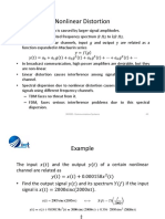 Nonlinear Distortion: 308201-Communication Systems 43