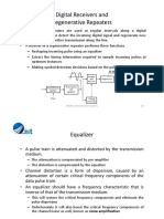 Digital Receivers and Regenerative Repeaters: 308201-Communication Systems 18