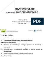 ACD - Biodiversidade - Evolução e Organização - Maio2017