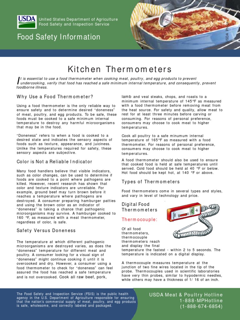 Different Types of Kitchen Thermometers and Their Uses