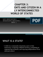 Governments and Citizen in A Globally Interconnected World of States