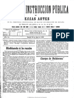 Gaceta de Instrucción Pública y Bellas Artes. 30-4-1908
