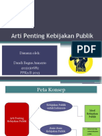 Arti Penting Kebijakan Publik