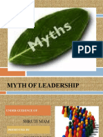 Myths of Leadrship