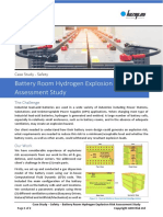 Case Study - Battery Room Explosion Risk Assessment Study