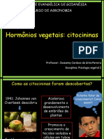 Hormônios vegetais: citocininas