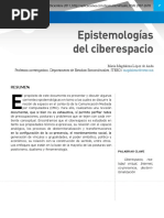 Epistemologías Del Ciberespacio