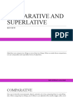 Comparative and Superlative Review