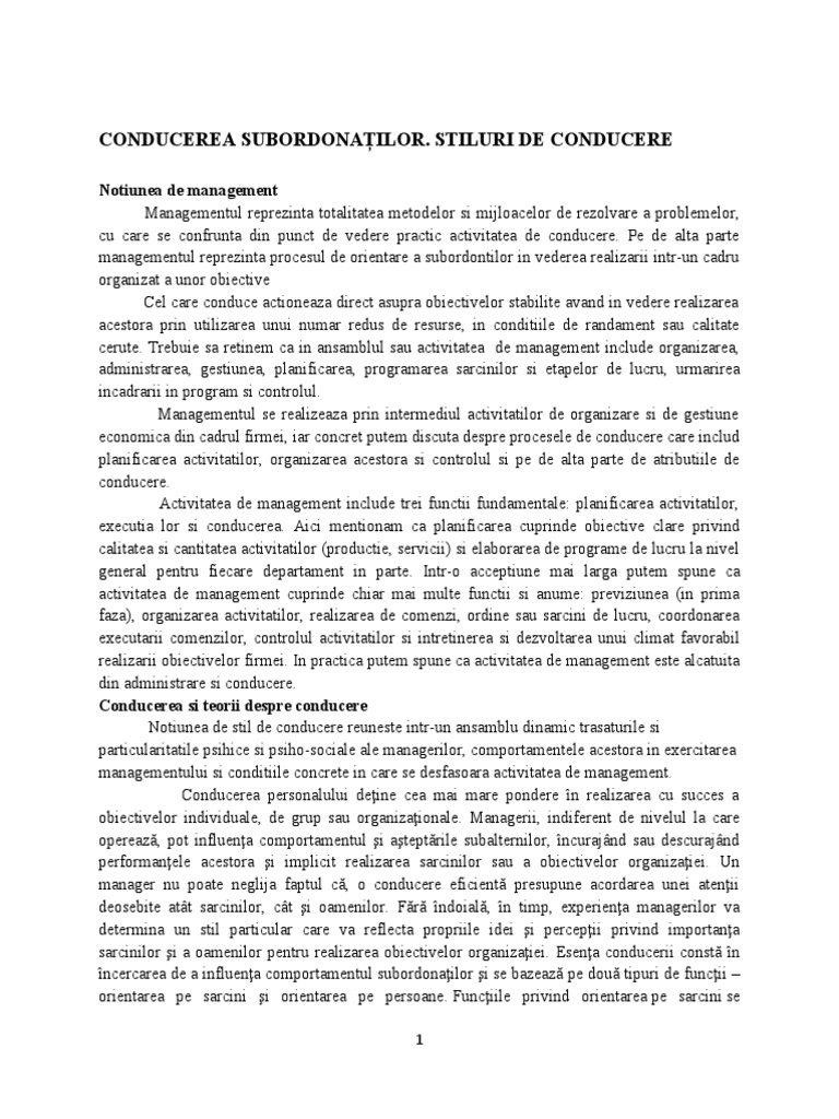 CONDUCEREA | PDF
