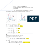 Statics and Dynamics: Assignment 2 Solution: y U U U, X U, Z