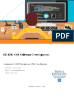 SE 450: OO Software Development: Assignment 1: OOP Principles and UML Class Diagram