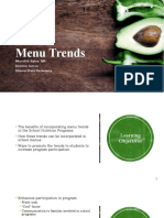 Menu Trends