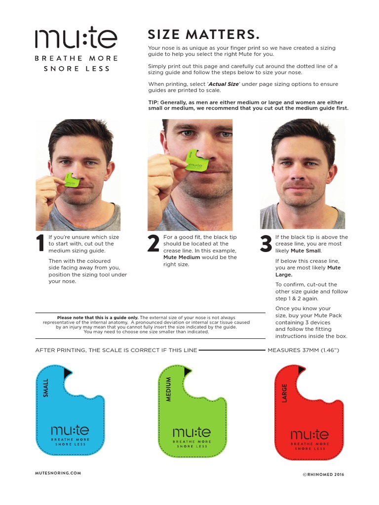 Mute Online Sizing Guide2 | PDF