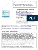 Catalysis Reviews: Science and Engineering