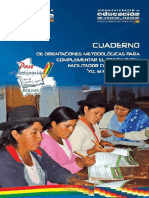 Cuaderno Orientaciones Metodologicas Al Facilitador