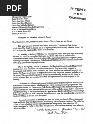 Brown Act Cease and Desist Letter_Redacted