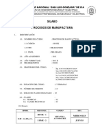 Silabo Procesos de Manufactura Fi Conocimient