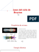 Aplicaciones del ciclo de Brayton