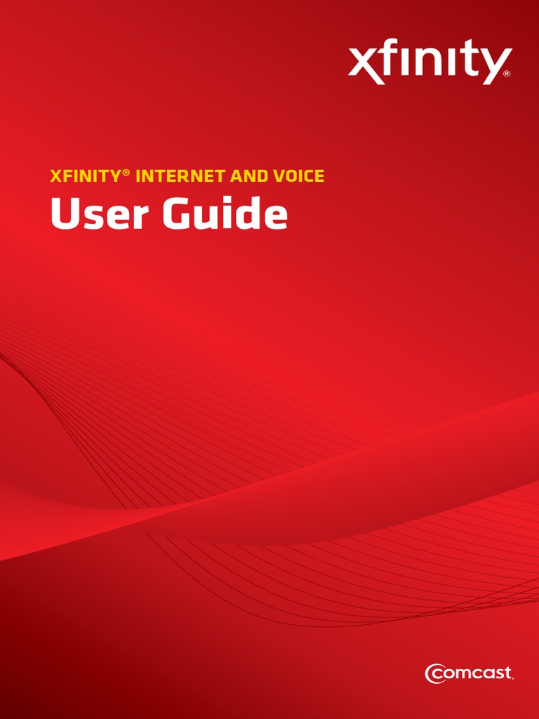 Xfinity Internet & Voice User Guide INT-V USER SIK 0112 | PDF ...