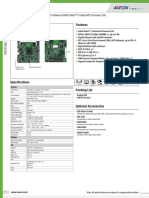 Features: Com Express Type 6 Cpu Module With Onboard Intel® Atom™/ Celeron® Processor Soc