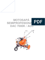 Manual Utilizare Motosapa Dac 7000k DAC 7000K