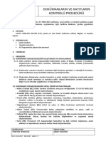 PR-01 Dokümanların Ve Kayıtların Kontrolü Prosedürü