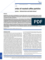 Swelling Properties of Roasted Coffee Particles: Research Article